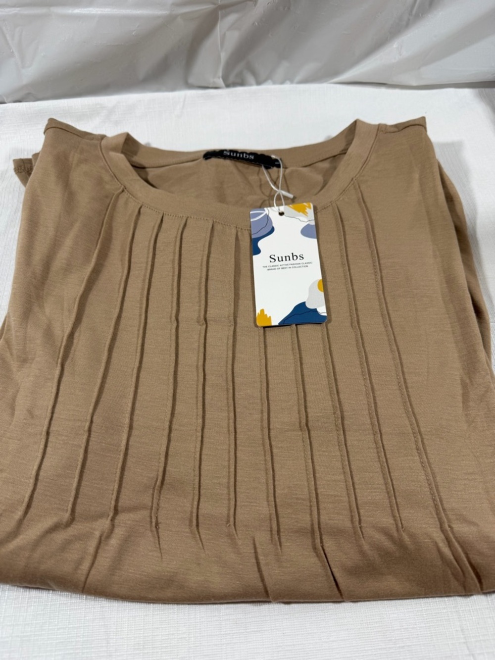 SUNBS Women's Long Sleeve Pleated Shirts - Picture 7 of 7